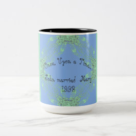 Vintages _Celebration-Template-Once nach einer Zweifarbige Tasse