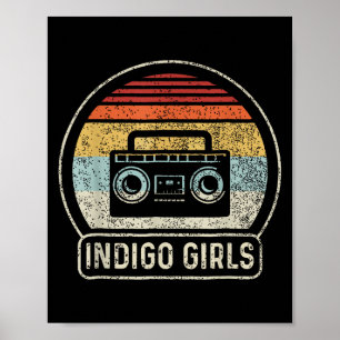 Vintages Cette Tape Indigo Rock Girls Music Retro Poster