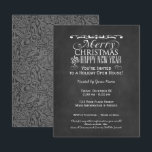 Vintages Chalkboard Holiday Open House Einladung<br><div class="desc">Frohe Weihnachten und Glück ins neue Jahr laden mit einem traditionellen Look ein.</div>