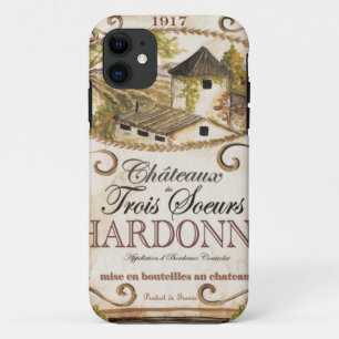 Vintages Chardonnay-Label Case-Mate iPhone Hülle