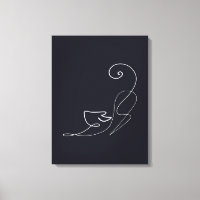 Vintages Chat Line Art Poster