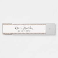 Vintages Cherish White Floral & Rose Name