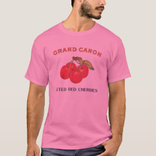Vintages Cherry-Crate-Etikett T-Shirt