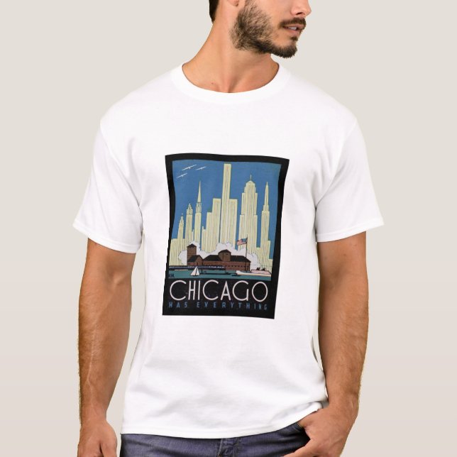 Vintages Chicago T-Shirt (Vorderseite)