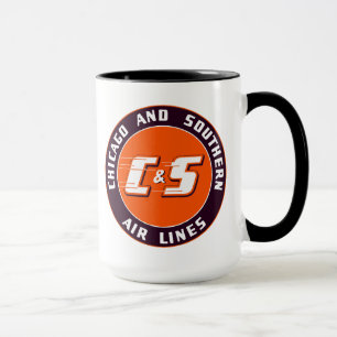 Vintages Chicago u. südliche Fluglinien-Tasse Tasse