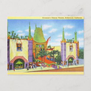 Vintages Chinesisches Theater 1931 Postkarte