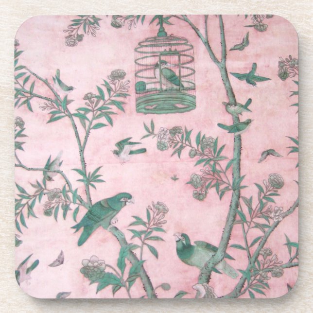 Vintages chinesisches untersetzer (Vorderseite)