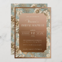 Vintages Chinoiserie Floral and Bird Brautparty