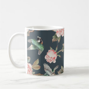 Vintages Chinoiserie Rosa Tissue Kaffeetasse
