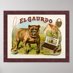 VINTAGES CIGAR BOX-ETIKETT ART POSTER