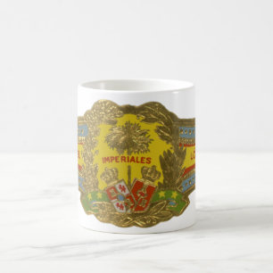 Vintages Cigar Label Kunst, Kultur und Kultur Kaffeetasse