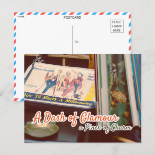 Vintages Cinemascope Movie Poster Postkarte