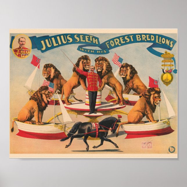 Vintages Circus Ad Poster (Vorne)
