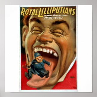 Vintages Circus Side Show Poster