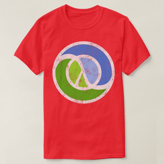 Vintages Clojour-Logo T-Shirt (Design vorne)
