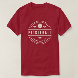 Vintages Clubteam Pickleball ist meine Therapie T-Shirt