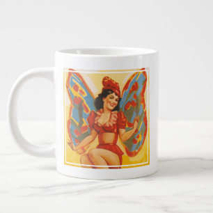 Vintages Clyde Beatty Circus Poster Jumbo-Tasse