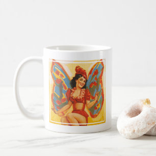 Vintages Clyde Beatty Circus Poster Kaffeetasse