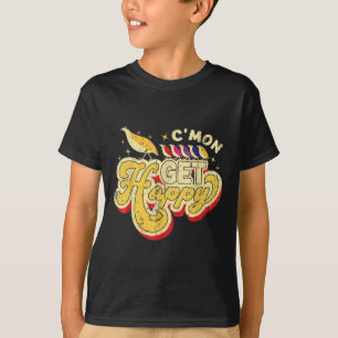 Vintages Cmon erfreut sich Shirt ermutigend positi