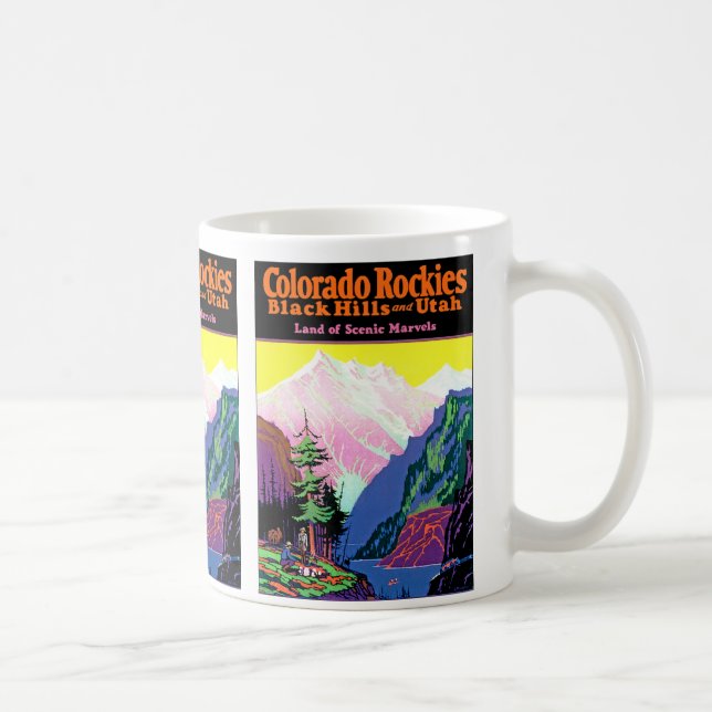 Vintages Colorado Kaffeetasse (Rechts)