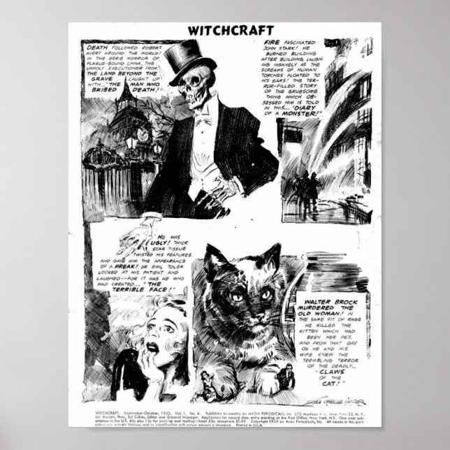 Vintages Comic Poster (Vorne)