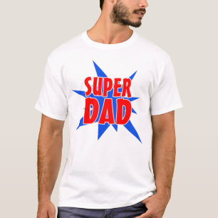 Vintages Comic Super Vater Vatertag T-Shirt