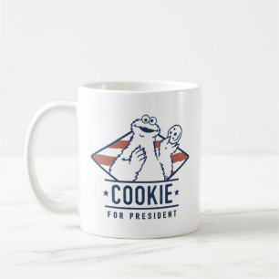 Vintages Cookie-Monster für den Präsidenten Kaffeetasse