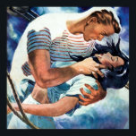 Vintages Couple Comic Retro Pop Art Liebe Poster<br><div class="desc">Vintages Couple Comic Retro Pop Art Liebe Poster Anime Cartoon Comic Fiktion Manga</div>