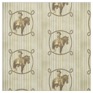 Vintages Cowgirl-Western-Rodeo Stoff