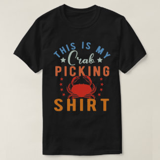 Vintages Crab-Geschenk - Das ist mein Grab Picking T-Shirt