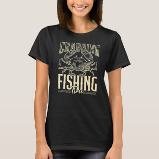 Vintages Crabbing Krabbenfischen T-Shirt