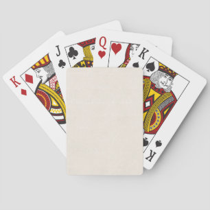 Vintages Cremapapier sieht alten Papierhintergrund Spielkarten