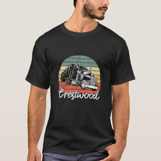 Vintages Crestwood Kentucky KY für Semi Truck Love T-Shirt