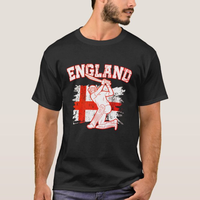 Vintages Cricket-Geschenkteam T-Shirt (Vorderseite)