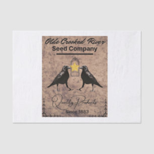 Vintages Crow Seed Co-Design Seidenpapier