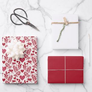 Vintages Cupid-Wallpaper Geschenkpapier Set
