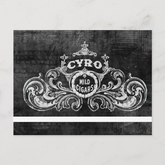 Vintages Cyro Milde Cigars Label Postkarte (Vorderseite)