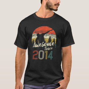 Vintages Dabbing Phantastisch seit 2014 9. Geburts T-Shirt