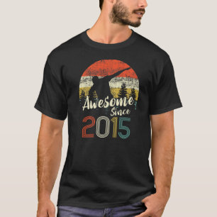 Vintages Dabbing Phantastisch seit 2015 8. Geburts T-Shirt