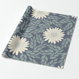 Vintages Daisy Bloom Wrapping Paper Geschenkpapier