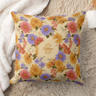 Vintages Daisy Floral Muster (2) Kissen