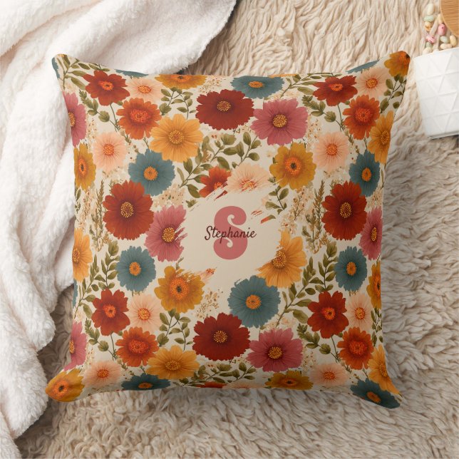 Vintages Daisy-Muster Kissen (Decke)
