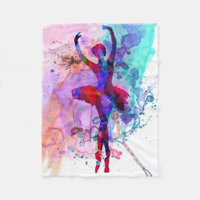 Vintages Dance Owner-Geschenk | NIEDLICHE GEBURTST Fleecedecke (Vorderseite)