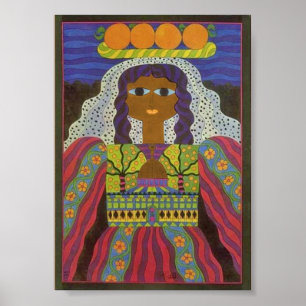 Vintages das Palästina-Plakat der Kinder Poster