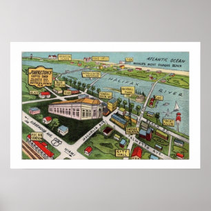 Vintages Daytona Beach Poster drucken