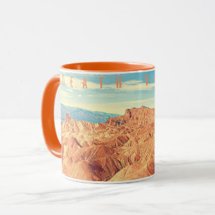 Vintages Death Valley California Wüste Tasse