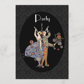 Vintages Deko-Party der Kunst-WW1 personalisiert Einladung