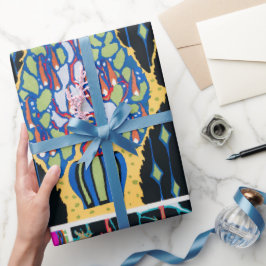 Vintages Deko- und Jugendstil Geschenkpapier