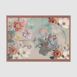 Vintages Dekopapier Seidenpapier