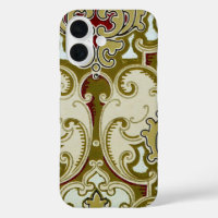 Vintages Dekorations-Gold Scroll Royal Wallpaper